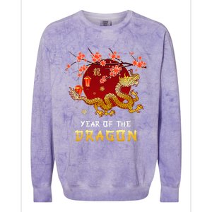 Year Of The Dragon 2024 Lunar New Year Chinese New Year 2024 Colorblast Crewneck Sweatshirt