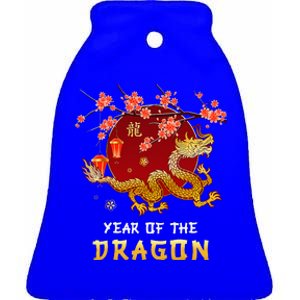 Year Of The Dragon 2024 Lunar New Year Chinese New Year 2024 Ceramic Bell Ornament