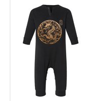 Year Of The Dragon 2024 Vintage Chinese Infant Fleece One Piece