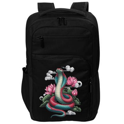 Year Of The Snake 2025 Cool Snake Impact Tech Backpack