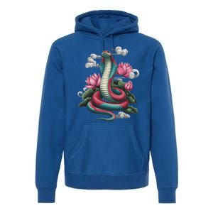 Year Of The Snake 2025 Cool Snake Premium Hoodie