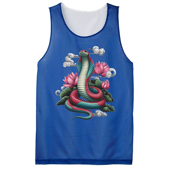 Year Of The Snake 2025 Cool Snake Mesh Reversible Basketball Jersey Tank