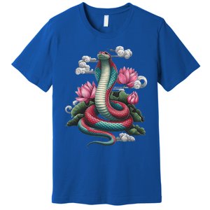 Year Of The Snake 2025 Cool Snake Premium T-Shirt