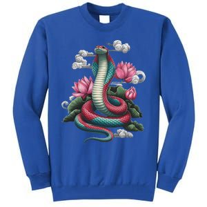 Year Of The Snake 2025 Cool Snake Tall Sweatshirt