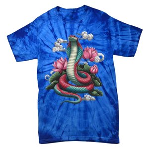 Year Of The Snake 2025 Cool Snake Tie-Dye T-Shirt