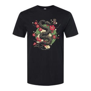 Year Of The Snake 2025 Chinese New Year Softstyle CVC T-Shirt