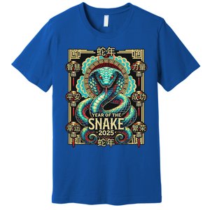 Year Of The Snake 2025 Chinese New Year Premium T-Shirt