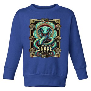 Year Of The Snake 2025 Chinese New Year Toddler Sweatshirt