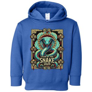 Year Of The Snake 2025 Chinese New Year Toddler Hoodie