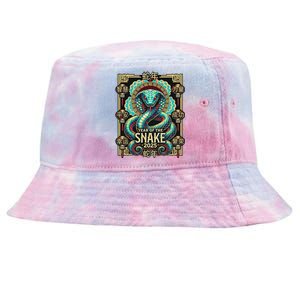 Year Of The Snake 2025 Chinese New Year Tie-Dyed Bucket Hat