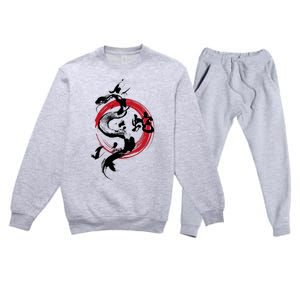 Year Of The Snake 2025 Lunar New Year Chinese New Year 2025 Premium Crewneck Sweatsuit Set