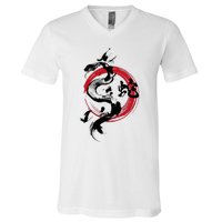 Year Of The Snake 2025 Lunar New Year Chinese New Year 2025 V-Neck T-Shirt