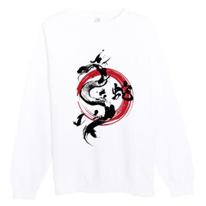 Year Of The Snake 2025 Lunar New Year Chinese New Year 2025 Premium Crewneck Sweatshirt