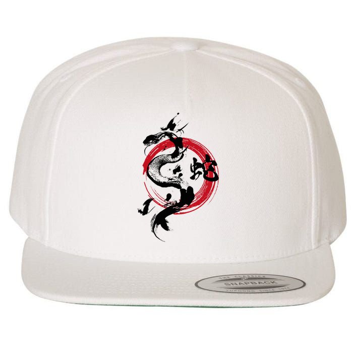 Year Of The Snake 2025 Lunar New Year Chinese New Year 2025 Wool Snapback Cap