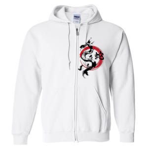 Year Of The Snake 2025 Lunar New Year Chinese New Year 2025 Full Zip Hoodie