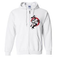 Year Of The Snake 2025 Lunar New Year Chinese New Year 2025 Full Zip Hoodie