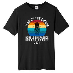 Year Of The Cicada Double Emergence Brood Xiii Brood Xix 2024 Tall Fusion ChromaSoft Performance T-Shirt