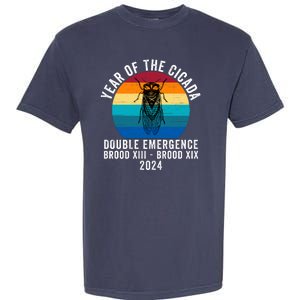 Year Of The Cicada Double Emergence Brood Xiii Brood Xix 2024 Garment-Dyed Heavyweight T-Shirt