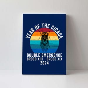 Year Of The Cicada Double Emergence Brood Xiii Brood Xix 2024 Canvas