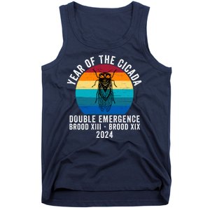 Year Of The Cicada Double Emergence Brood Xiii Brood Xix 2024 Tank Top