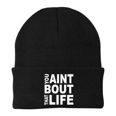 You Aint Bout That Life Knit Cap Winter Beanie