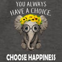 You Always Have A Choice Choose Happiness Vector Backpack