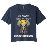 You Always Have A Choice Choose Happiness Crop Top