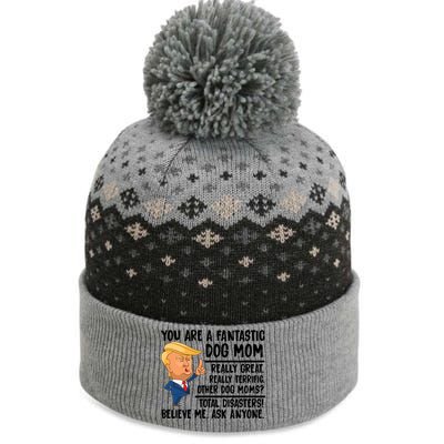 You Are A Fantastic Dog Mom Donald Trump The Baniff Cuffed Pom Beanie