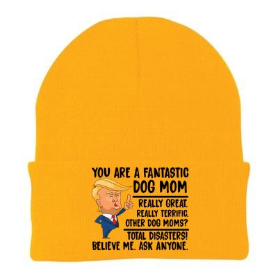 You Are A Fantastic Dog Mom Donald Trump Knit Cap Winter Beanie