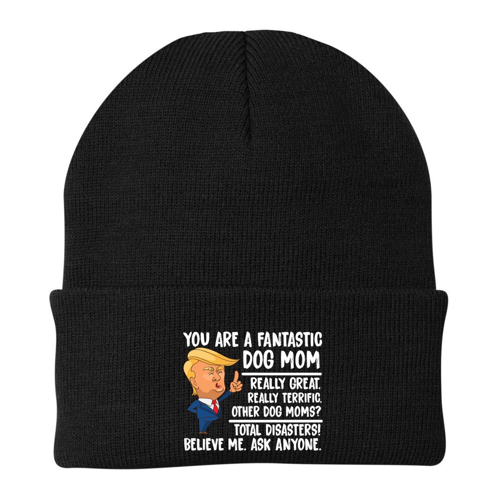 You Are A Fantastic Dog Mom Donald Trump Beanie