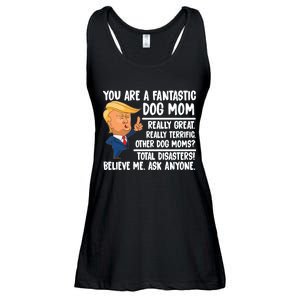 You Are A Fantastic Dog Mom Donald Trump Ladies Essential Flowy Tank