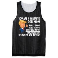 You Are A Fantastic Dog Mom Donald Trump Mesh Reversible Basketball Jersey Tank