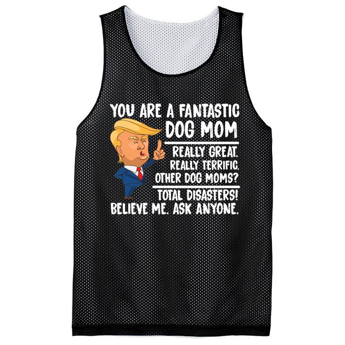 You Are A Fantastic Dog Mom Donald Trump Mesh Reversible Basketball Jersey Tank