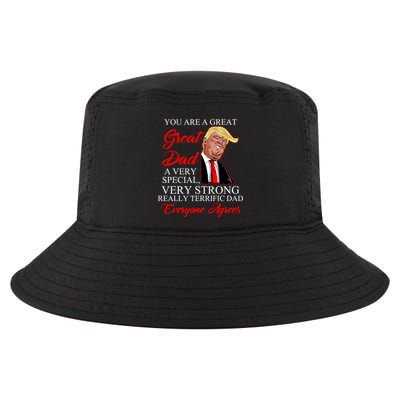 You Are a Great Dad Donald Trump Father's Day Cool Comfort Performance Bucket Hat