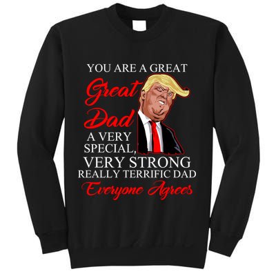 You Are a Great Dad Donald Trump Father's Day Sweatshirt