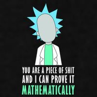 You Are A Piece Of Shit And I Can Prove It Mathematically Ladies PosiCharge Tri-Blend Wicking Tank