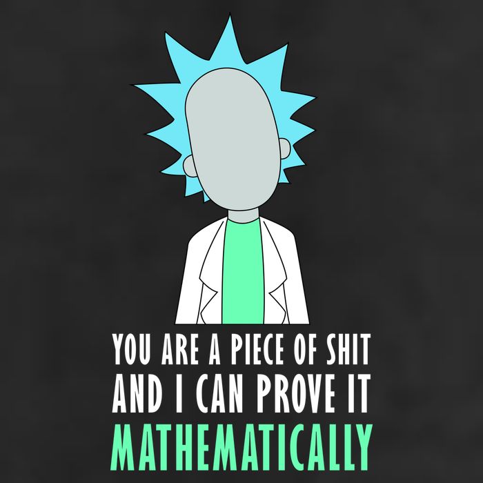 You Are A Piece Of Shit And I Can Prove It Mathematically Crop Fleece Hoodie
