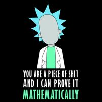 You Are A Piece Of Shit And I Can Prove It Mathematically Women's Knotted Racerback Tank
