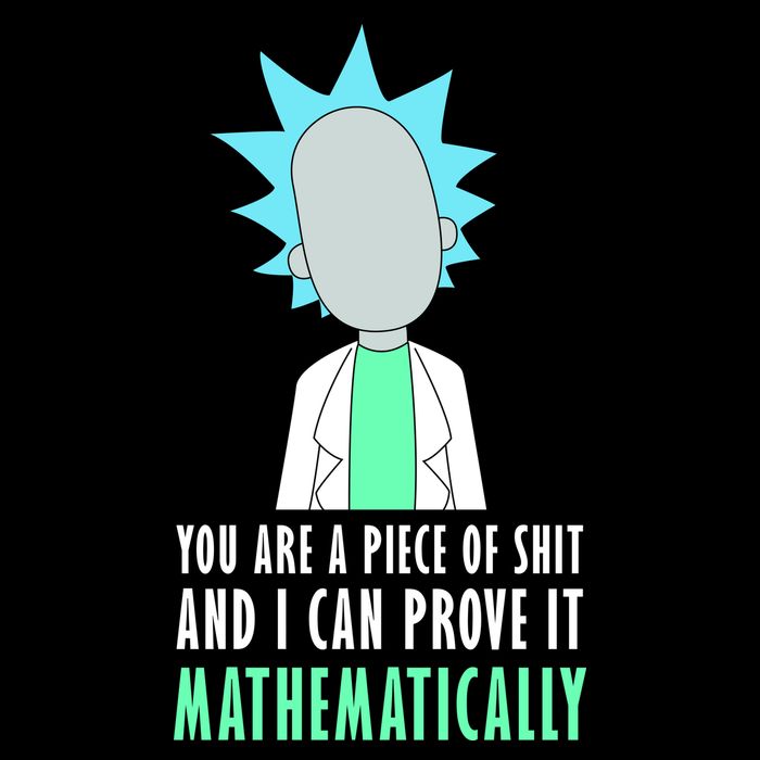 You Are A Piece Of Shit And I Can Prove It Mathematically Women's Knotted Racerback Tank