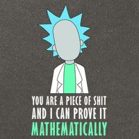 You Are A Piece Of Shit And I Can Prove It Mathematically Cotton Canvas Backpack