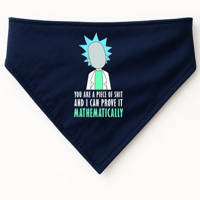 You Are A Piece Of Shit And I Can Prove It Mathematically USA-Made Doggie Bandana