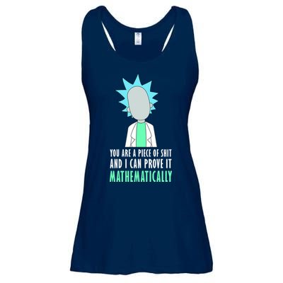 You Are A Piece Of Shit And I Can Prove It Mathematically Ladies Essential Flowy Tank