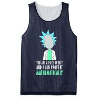 You Are A Piece Of Shit And I Can Prove It Mathematically Mesh Reversible Basketball Jersey Tank
