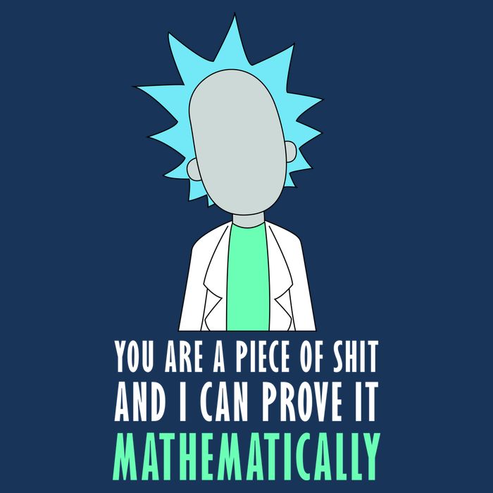 You Are A Piece Of Shit And I Can Prove It Mathematically Mousepad