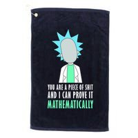 You Are A Piece Of Shit And I Can Prove It Mathematically Golf Towel