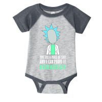 You Are A Piece Of Shit And I Can Prove It Mathematically Infant Baby Jersey Bodysuit