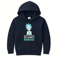 You Are A Piece Of Shit And I Can Prove It Mathematically Kids Hoodie