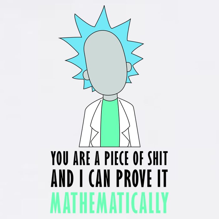 You Are A Piece Of Shit And I Can Prove It Mathematically Garment-Dyed Sweatshirt