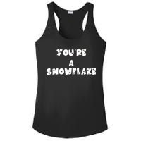 You are a Snowflake - Pro Donald Trump Ladies PosiCharge Competitor Racerback Tank