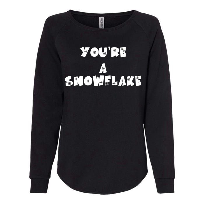 You are a Snowflake - Pro Donald Trump Womens California Wash Sweatshirt